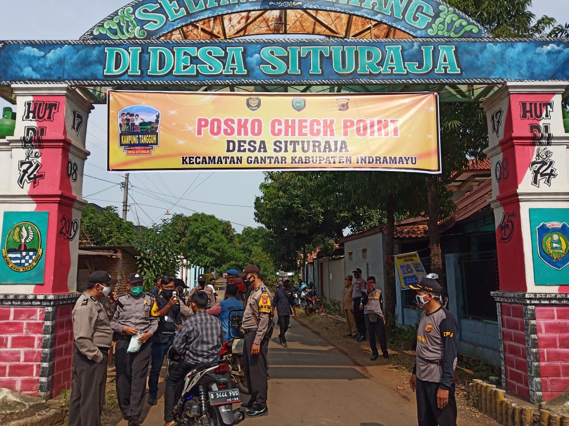 Forkomincam Kec gantar Monitoring Desa Situraja Dalam Pelaksanaan Kegiatan Kampung Tangguh Lembur Tohaga Lodaya